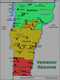 Vermont Vacations Regional Map