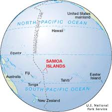 Map American Samoa, Pago Pago
