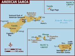 American Samoa map