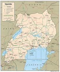 Map Of Uganda Uganda