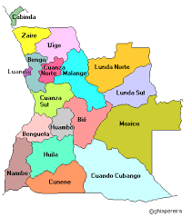 Map of Angola