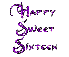 sweet sixteen 16 16th birthday