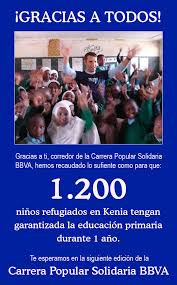 niños exiliados en Kenia.