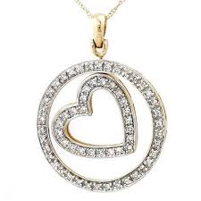 0.33ctw Diamond Circle Heart