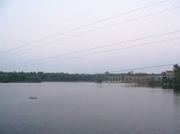 A dam divides the Piscataquis