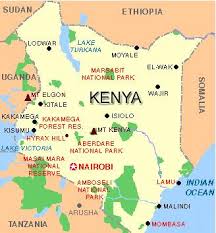 Google Maps de Kenia, mapas de