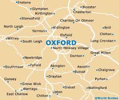 Oxford City Map, Street Map,
