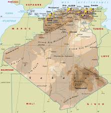 Algeria Country Map by Royal