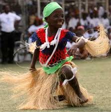 Liberian child dancing