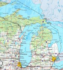 Maps of Michigan (9 in total)