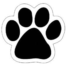 puppy dog paw print stencil ...