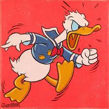 Angry Donald Duck - Red Left