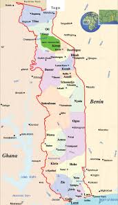 Togo Map - Africa