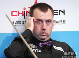 Mark Williams has a rest during the ...