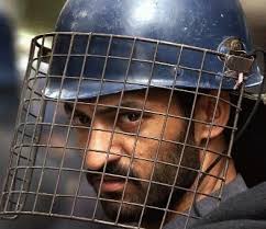 A policeman in Pakistan on