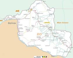 Mapa de Rondônia