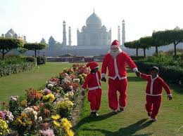 The real Santa is now winging