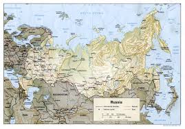 Map of Russia, well if you