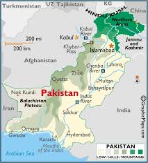 Pakistan map - Online travel