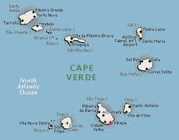 Map of: Cape Verde Islands