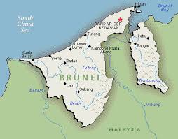 Latitude of Brunei: 4º30´