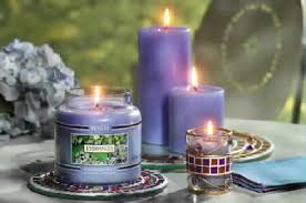 range of scented candles