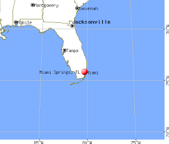 Miami Springs, Florida map