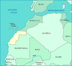 Western Sahara map, Map of