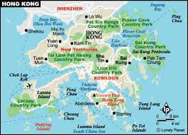 Map of Hong Kong
