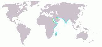 map of Dromas ardeola