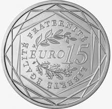 Le nombre de pièces de 15 euros qui ...
