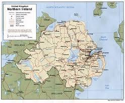 Mapa de Irlanda del Norte