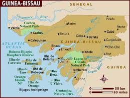 Map of Guinea-Bissau