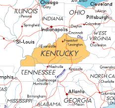 Map of Kentucky