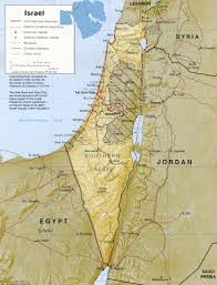 Map of Israel *