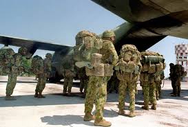 Troops Depart - Timorese