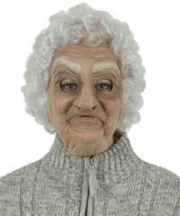 Old Lady Overhead Mask