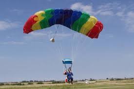Tandem Parachute landing