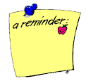 reminder (in color) - Clip Art reminder (in color) - Clip Art