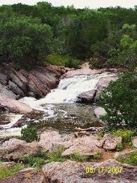 Texas. Falls at Inks lake Texas. Falls at Inks lake