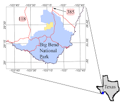 Image of index map of Big Bend Image of index map of Big Bend