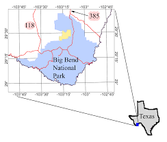 Image of index map of Big Bend