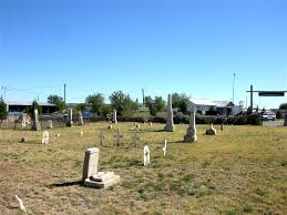 The Fort Stockton Cemetery. The Fort Stockton Cemetery.