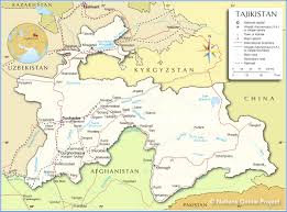 Reference Map of Tajikistan Reference Map of Tajikistan