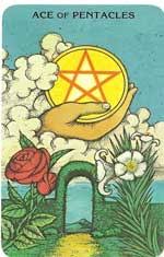the Ace of Pentacles Tarot the Ace of Pentacles Tarot