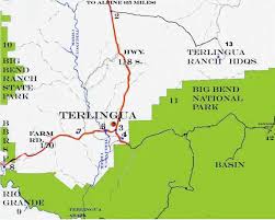 Map of Terlingua, and Big Bend Map of Terlingua, and Big Bend