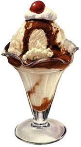 I better go have some ice cream as ...