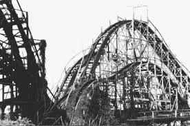 The old Coney Island roller coaster ...