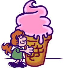 ... the ice cream — it's not acting ...