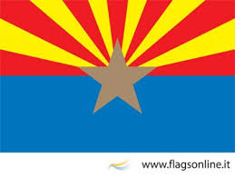 Arizona flag sticker